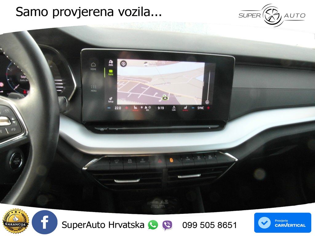 Škoda Octavia Combi 2.0 TDI (150 KS) DSG MATRIX+GR SJED+KAM