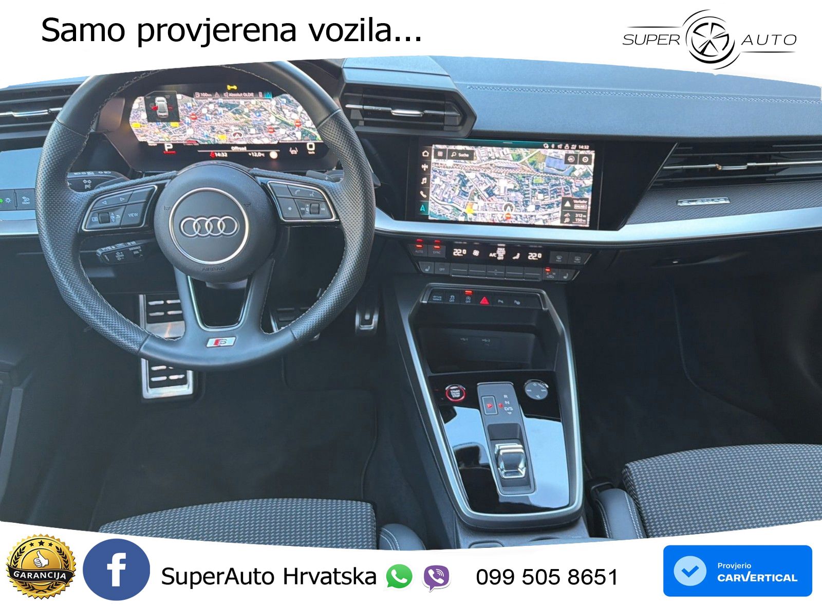 Audi S3 Limuzina 2.0 TFSI (310 KS) quattro S tronic MATRIX+GR SJED+KAM
