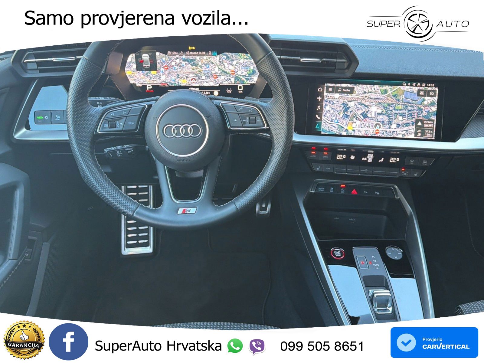 Audi S3 Limuzina 2.0 TFSI (310 KS) quattro S tronic MATRIX+GR SJED+KAM