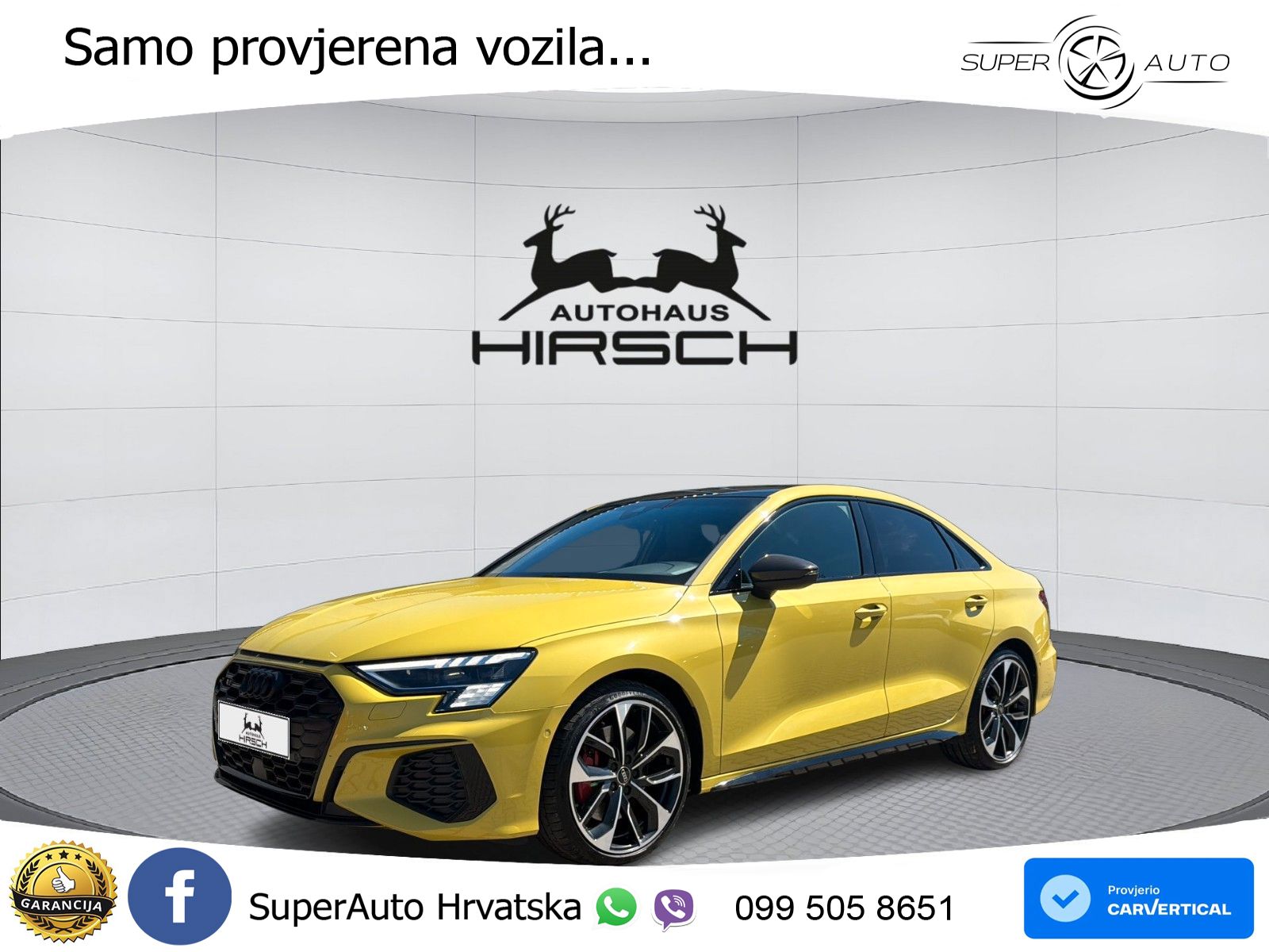 Audi S3 Limuzina 2.0 TFSI (310 KS) quattro S tronic MATRIX+GR SJED+KAM