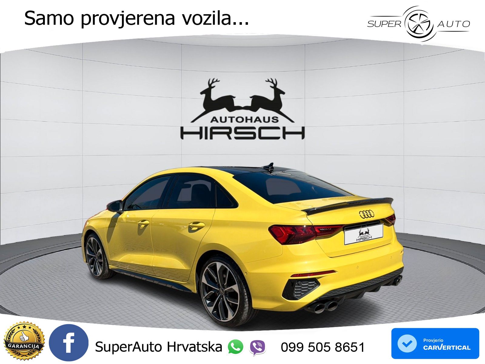 Audi S3 Limuzina 2.0 TFSI (310 KS) quattro S tronic MATRIX+GR SJED+KAM