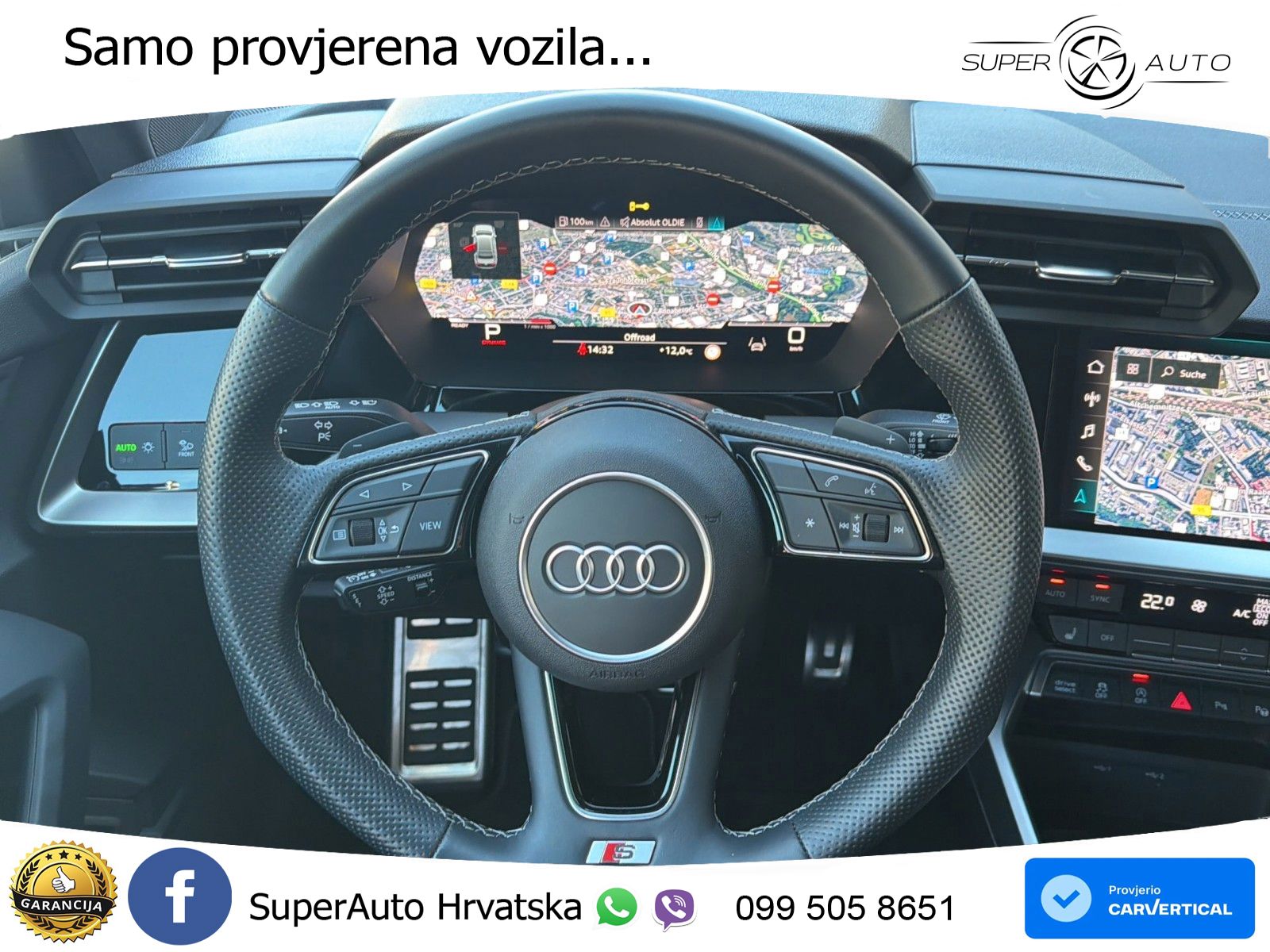 Audi S3 Limuzina 2.0 TFSI (310 KS) quattro S tronic MATRIX+GR SJED+KAM