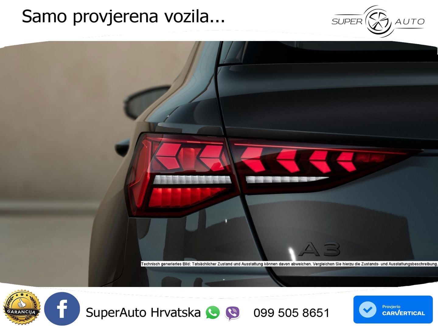 Audi A3 35 TFSI (150 KS) advanced LED+GR SJED+ACC