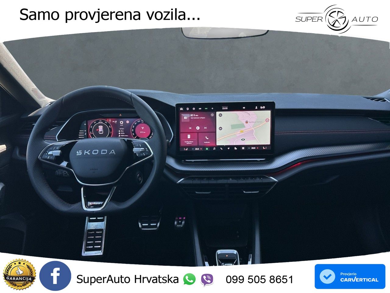 Škoda Octavia Combi RS 2.0 TSI (265 KS) DSG MATRIX+GR SJED+KAM