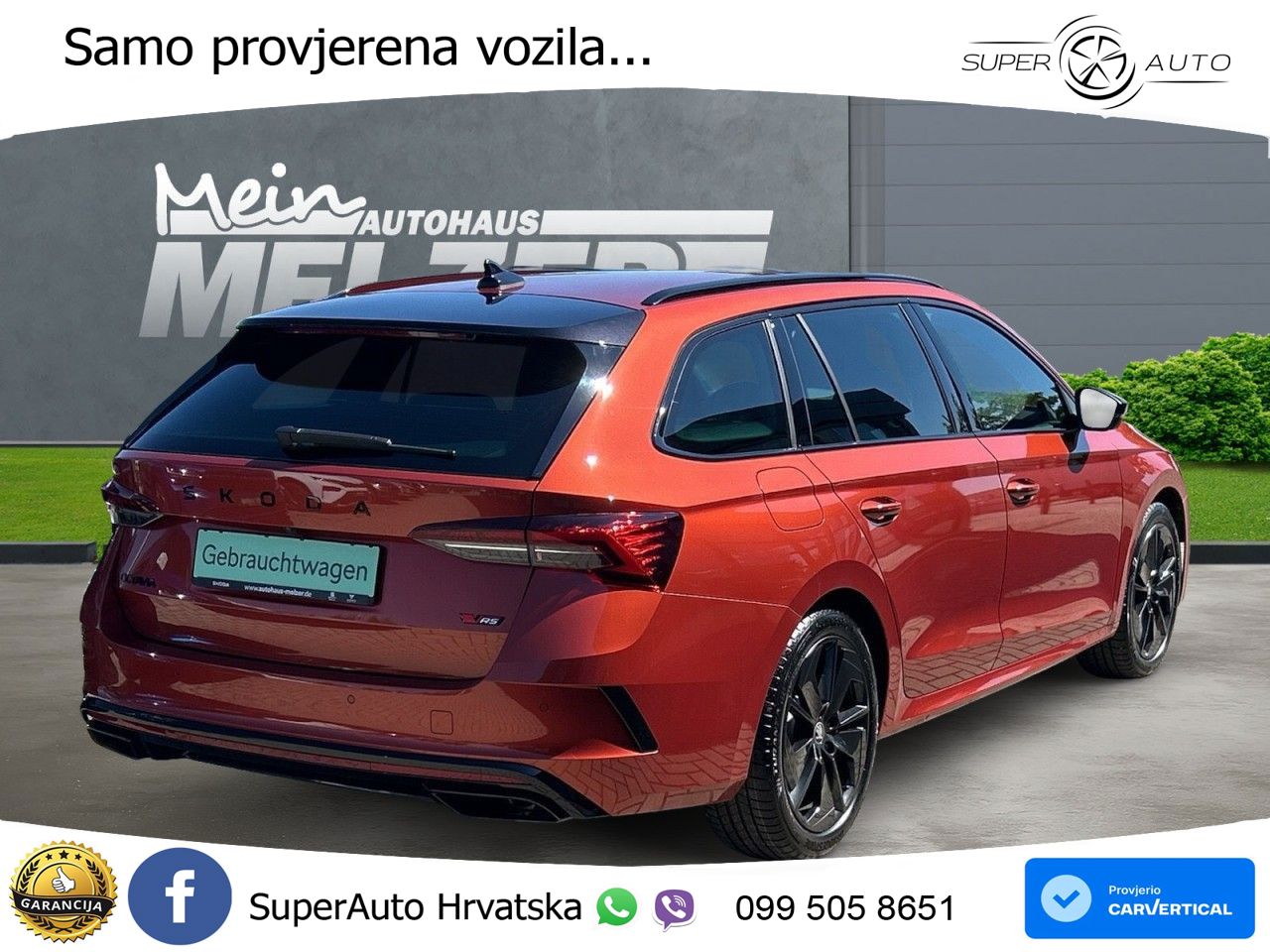 Škoda Octavia Combi RS 2.0 TSI (265 KS) DSG MATRIX+GR SJED+KAM