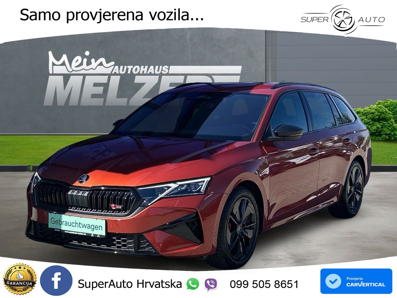 Škoda Octavia Combi RS 2.0 TSI (265 KS) DSG MATRIX+GR SJED+KAM