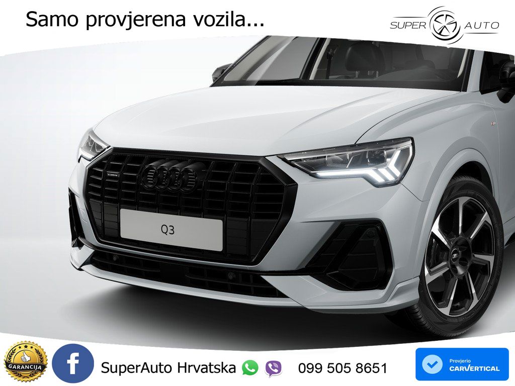 Audi Q3 45 TFSI (245 KS) quattro S tronic S line LED+GR SJED+ACC