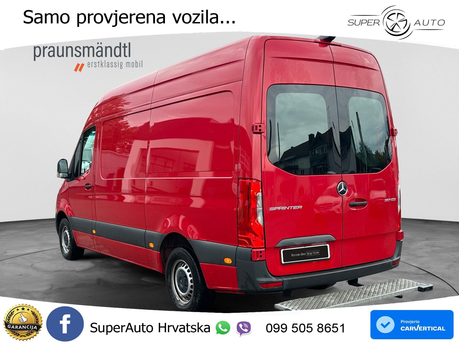 Mercedes-Benz Sprinter 317 CDI Kasten Warmluftheizung Kamera 170 KS