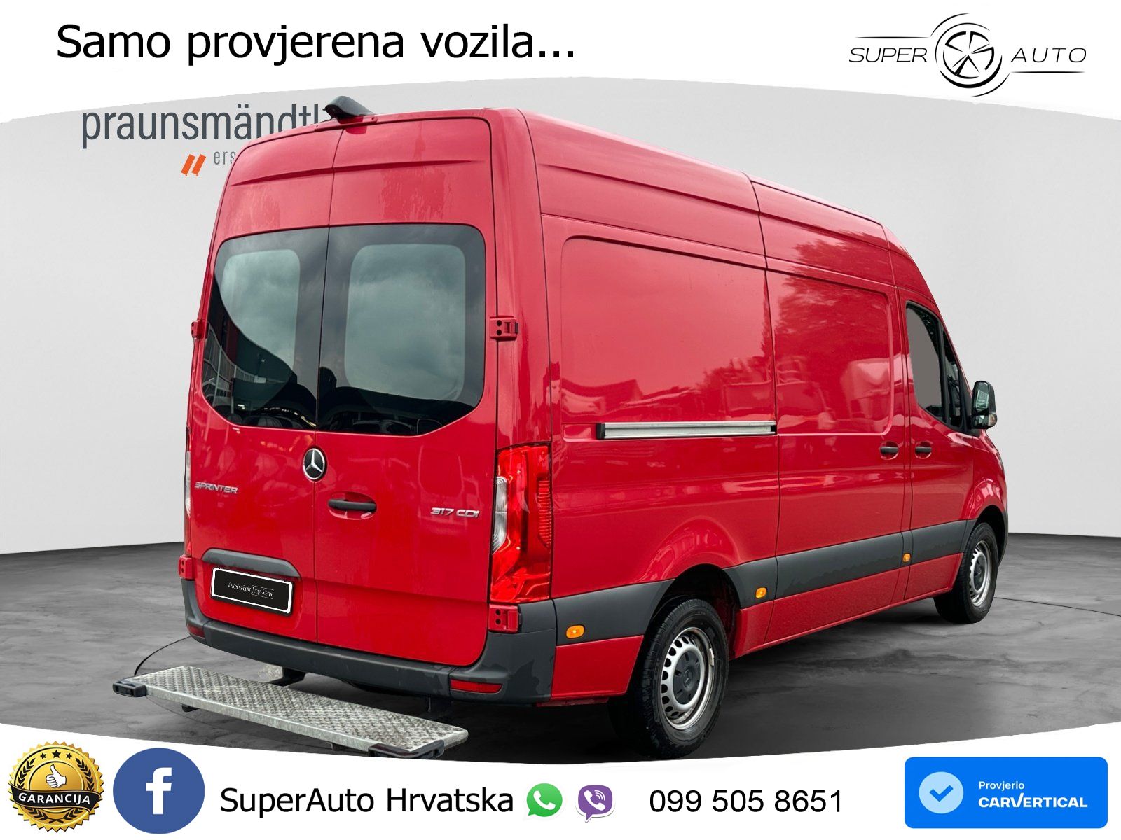 Mercedes-Benz Sprinter 317 CDI Kasten Warmluftheizung Kamera 170 KS
