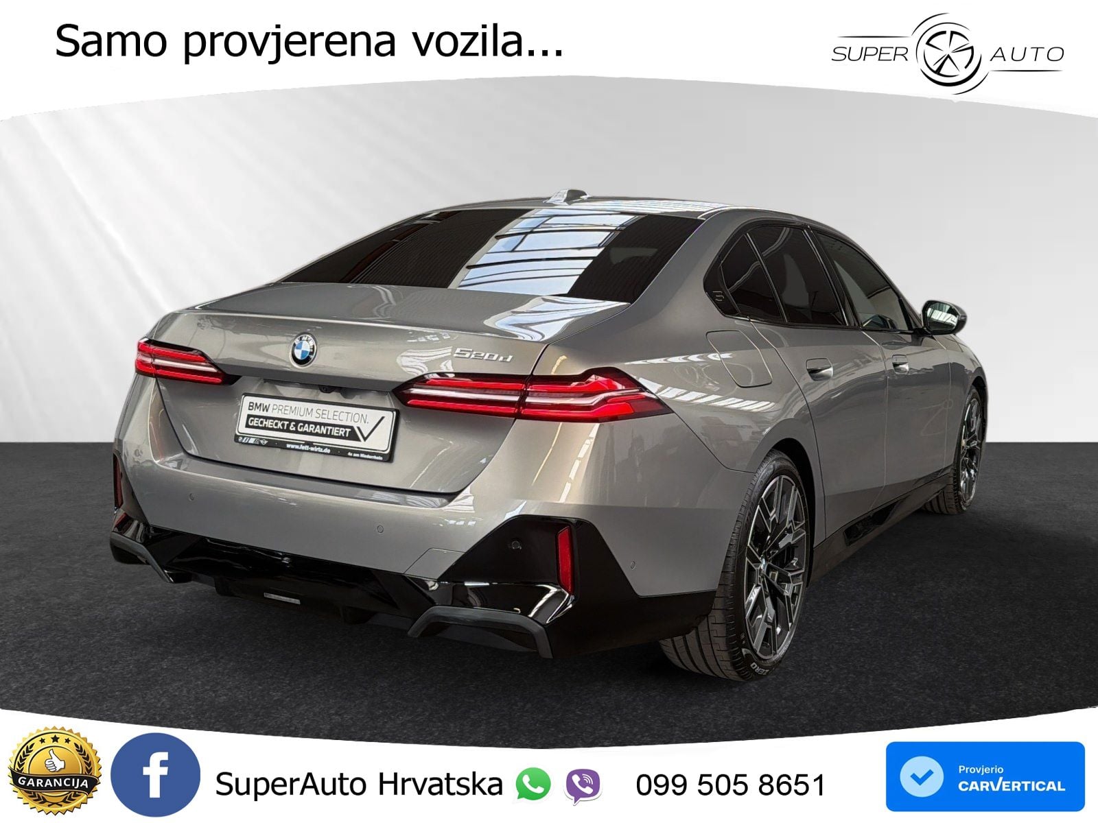 BMW 520d (197 KS) Steptronic M Sport LED+GR SJED+ACC