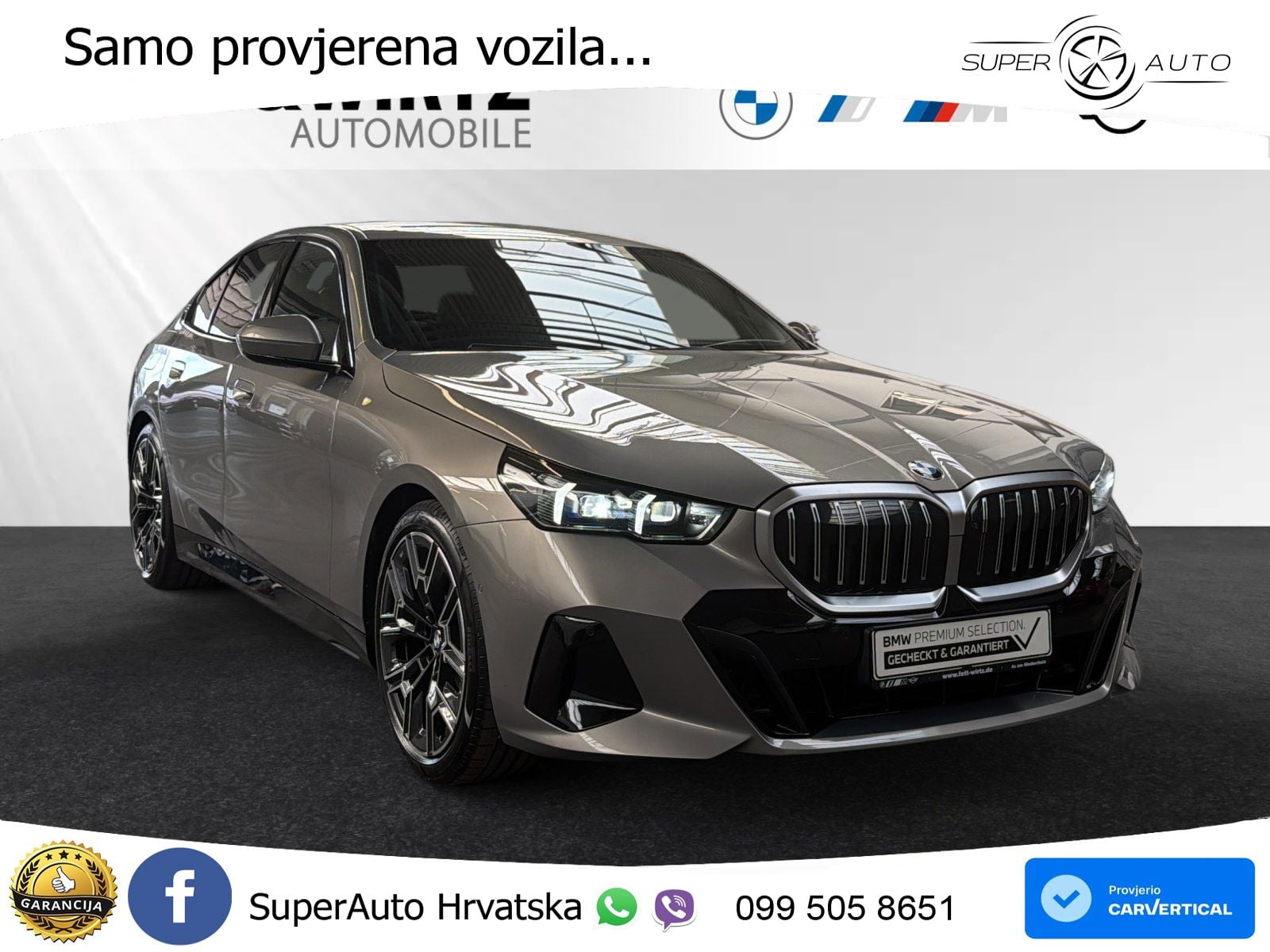 BMW 520d (197 KS) Steptronic M Sport LED+GR SJED+ACC