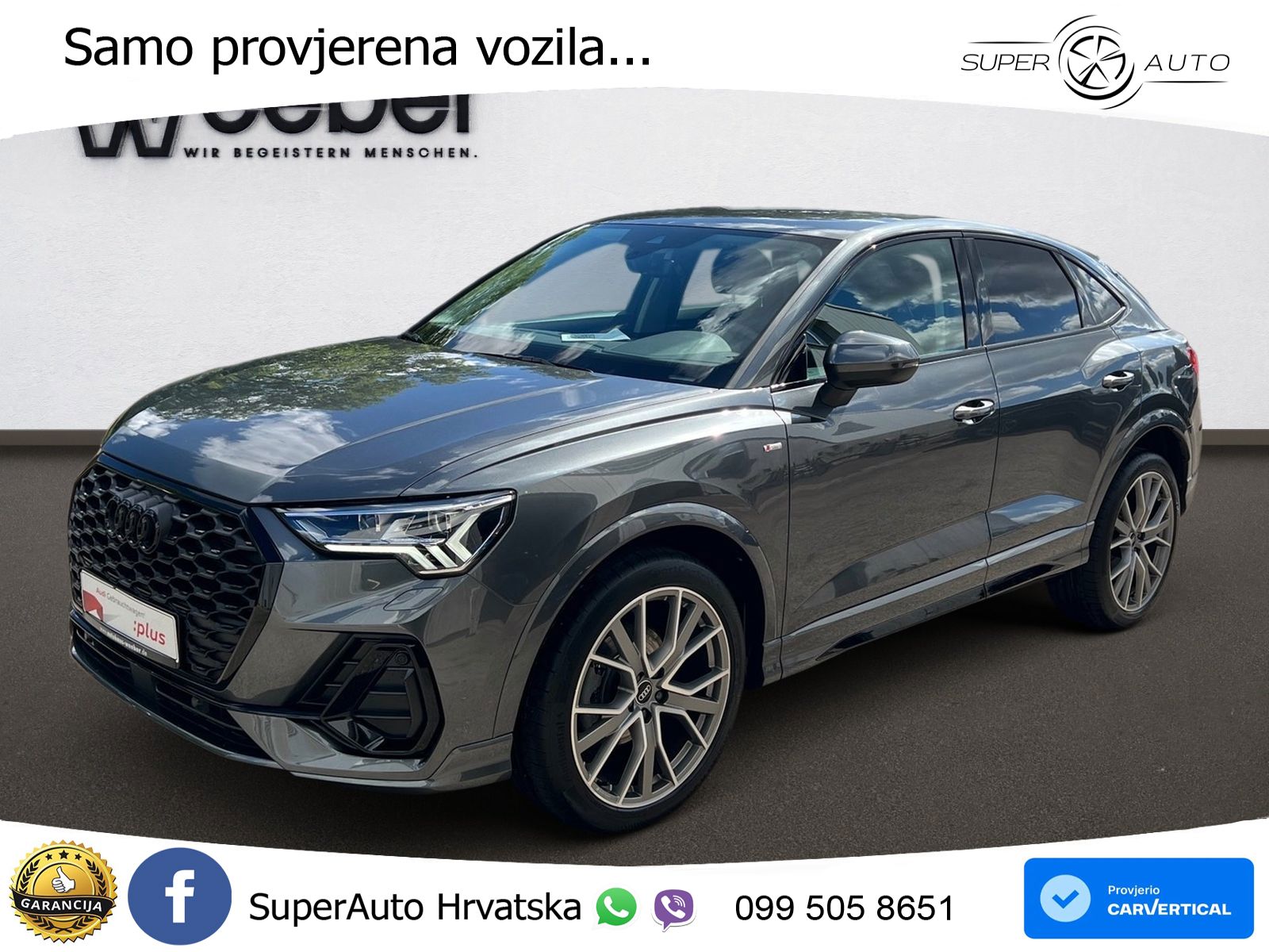 Audi Q3 II Sportback 35 TFSI (150 KS) S tronic S line MATRIX+GR SJED+KAM