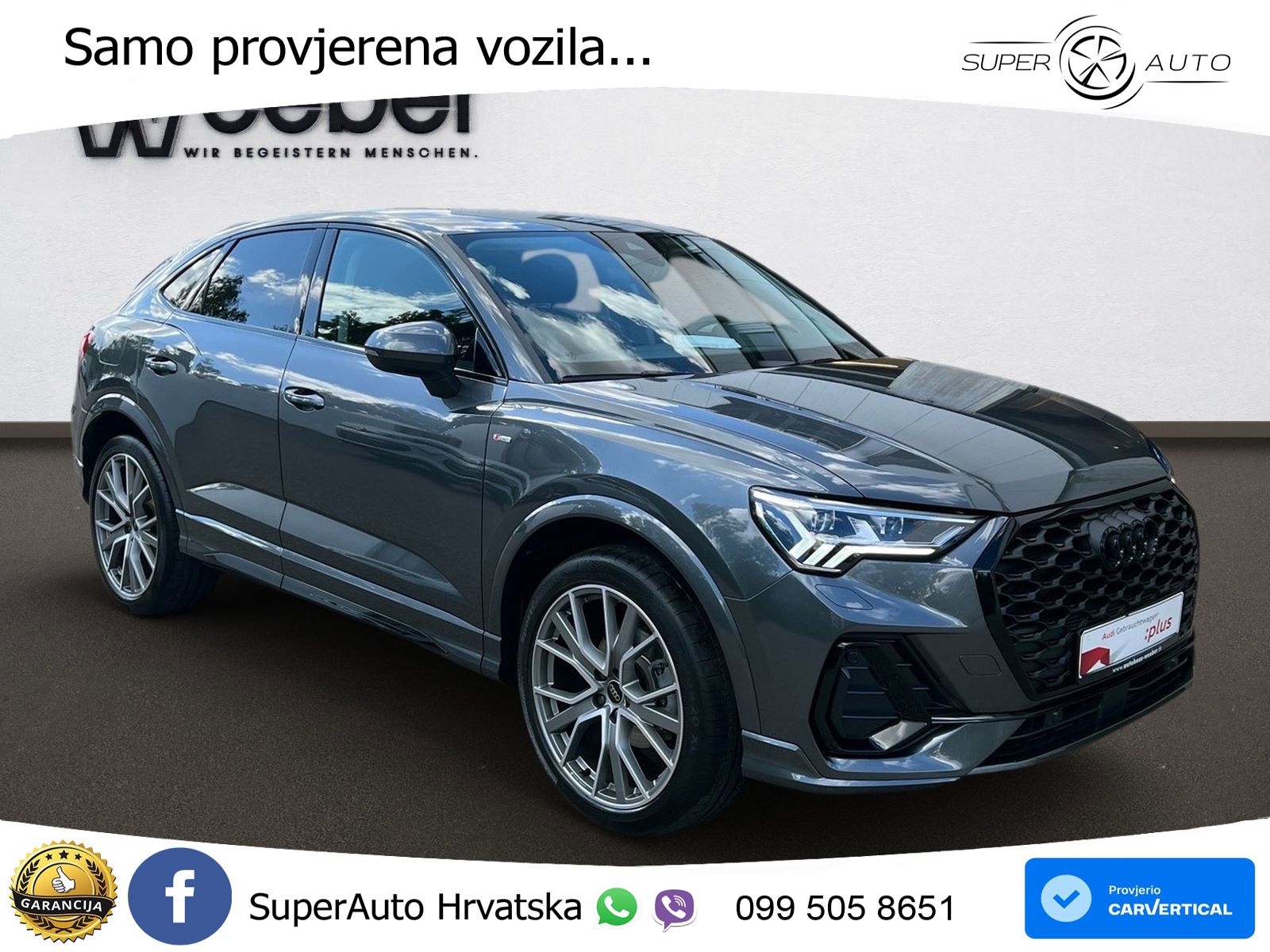 Audi Q3 II Sportback 35 TFSI (150 KS) S tronic S line MATRIX+GR SJED+KAM