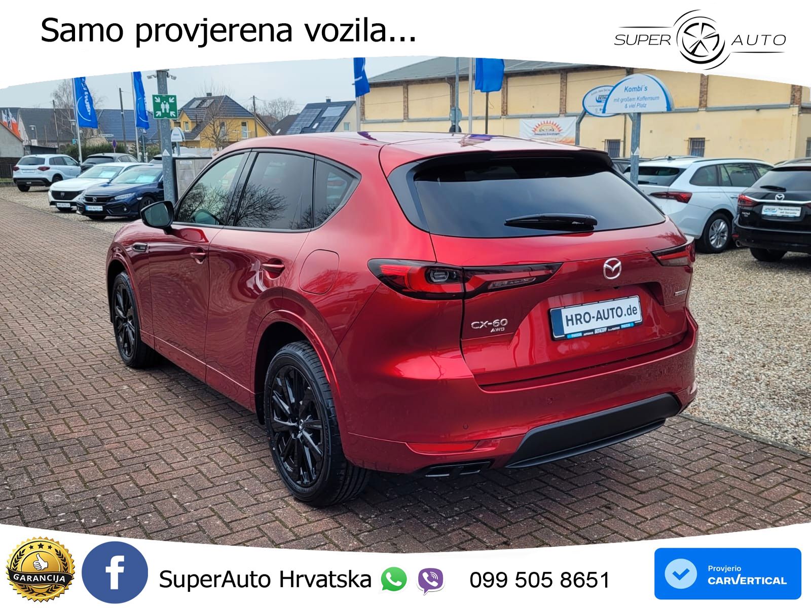 Mazda CX-60 3.3 e-Skyactiv D (254 KS) AWD Automatic LED+GR SJED+ACC