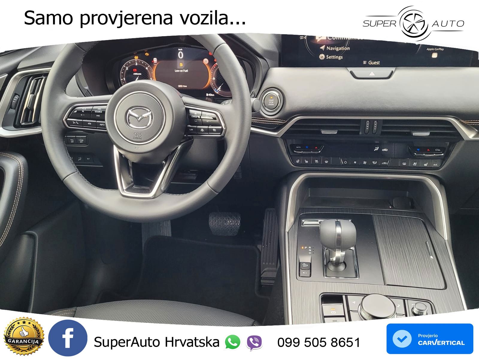 Mazda CX-60 3.3 e-Skyactiv D (254 KS) AWD Automatic LED+GR SJED+ACC