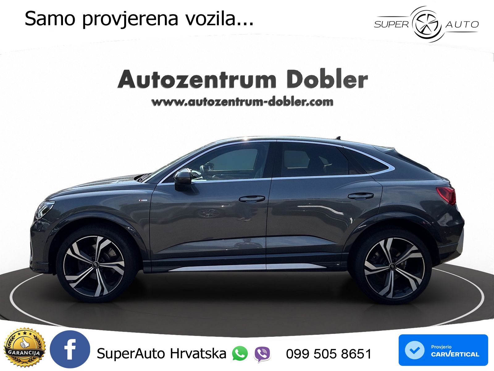 Audi Q3 Sportback 40 TDI (200 KS) quattro S tronic S line MATRIX+GR SJED+KAM