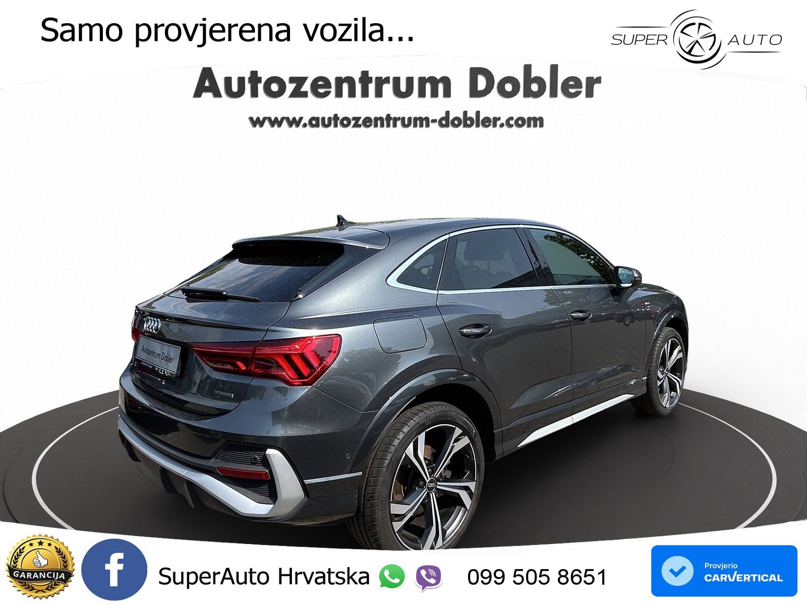 Audi Q3 Sportback 40 TDI (200 KS) quattro S tronic S line MATRIX+GR SJED+KAM
