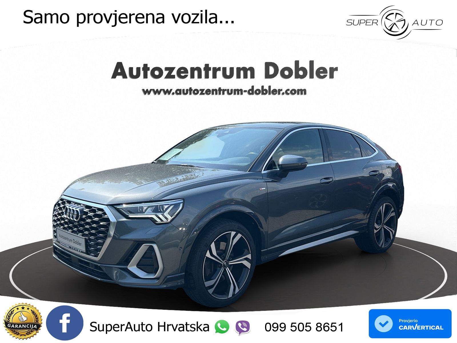 Audi Q3 Sportback 40 TDI (200 KS) quattro S tronic S line MATRIX+GR SJED+KAM