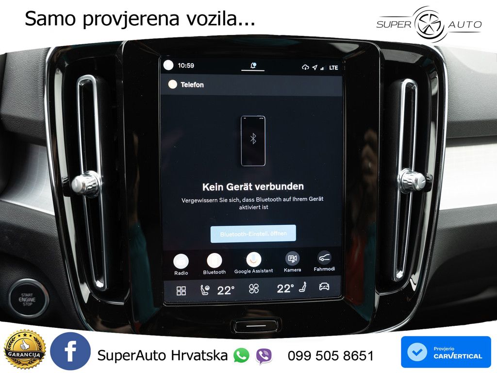 Volvo XC40 2.0 B3 163 KS Automatic LED+GR SJED+ACC