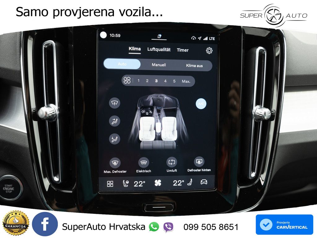 Volvo XC40 2.0 B3 163 KS Automatic LED+GR SJED+ACC