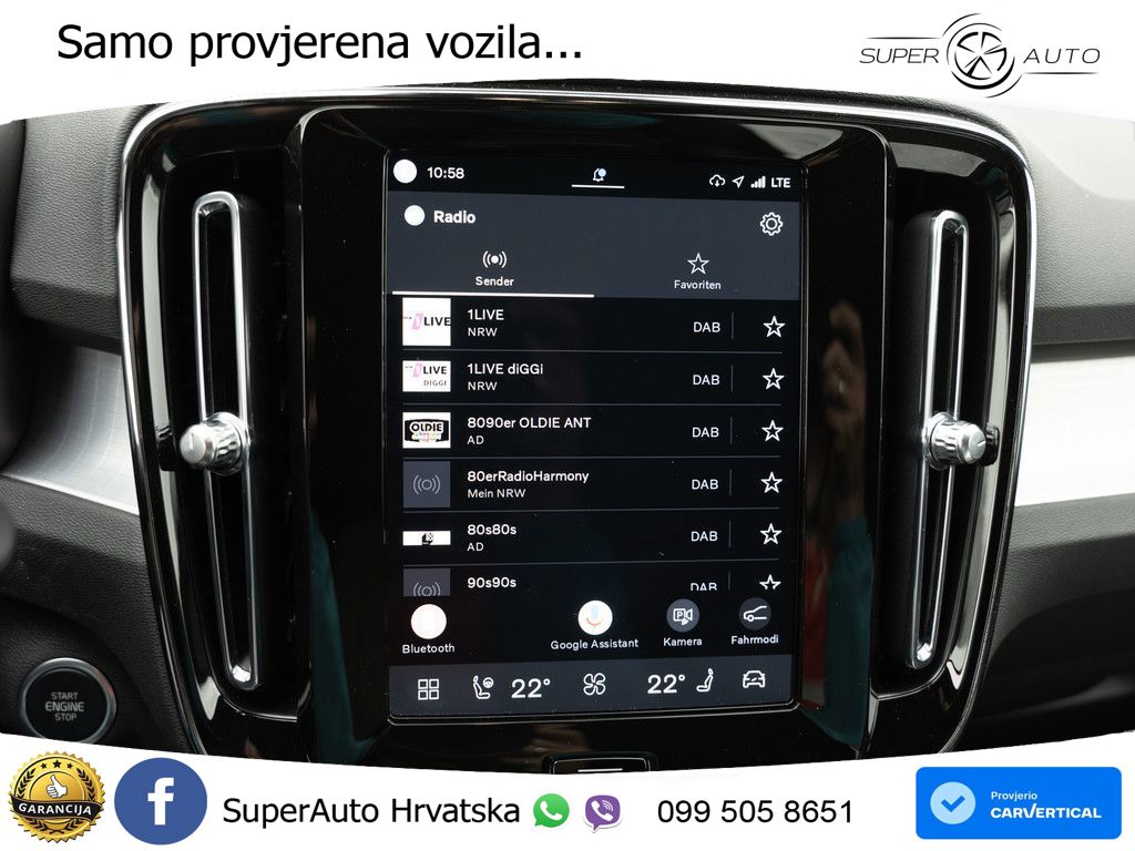 Volvo XC40 2.0 B3 163 KS Automatic LED+GR SJED+ACC