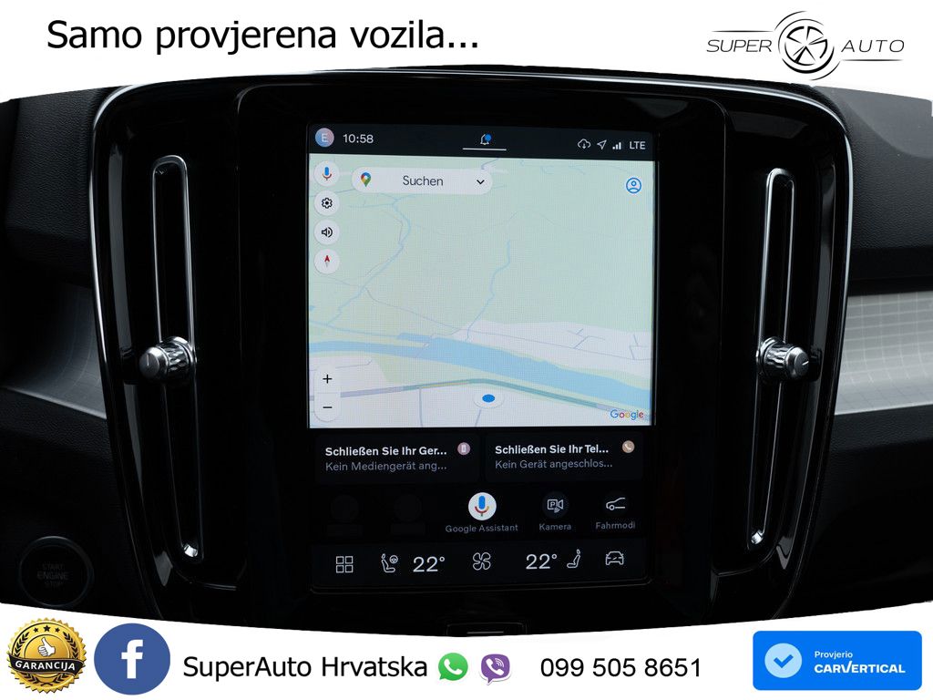 Volvo XC40 2.0 B3 163 KS Automatic LED+GR SJED+ACC