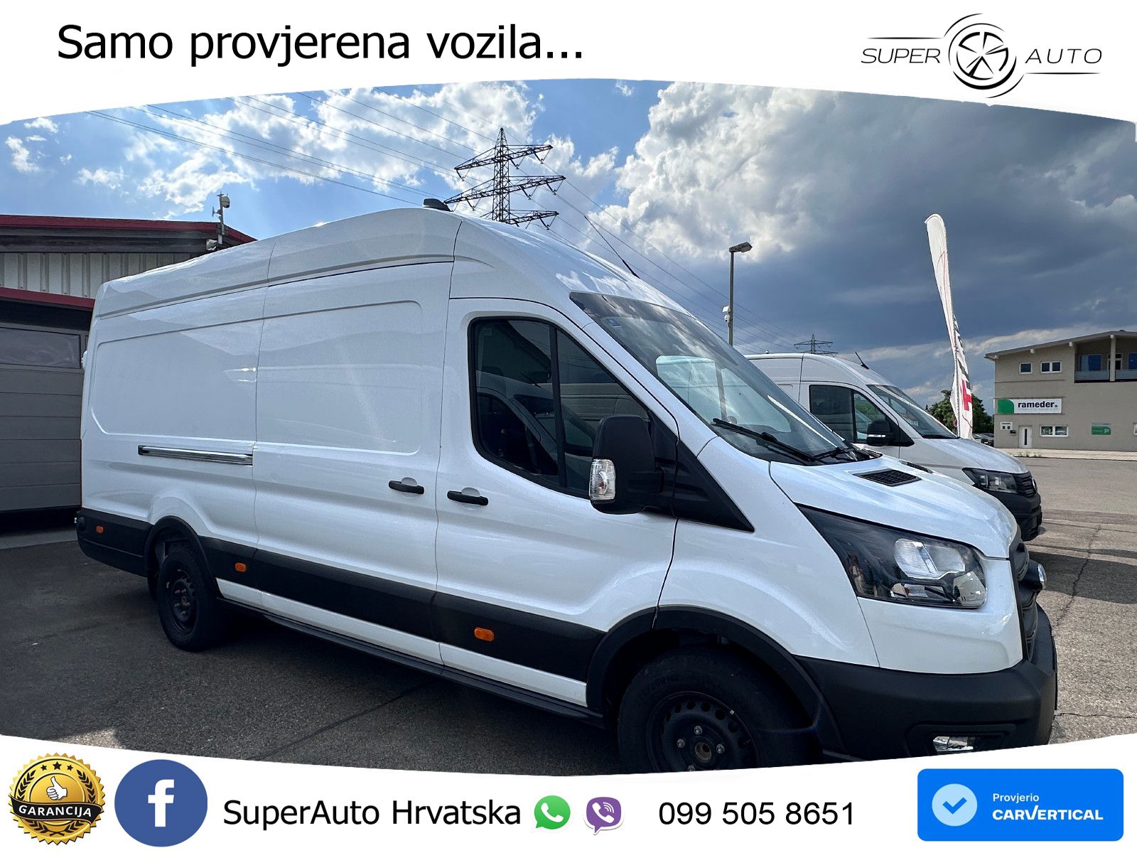 Ford Transit L4H3 HECKANTRIEB 1. HAND SERVICE NEU 131 KS
