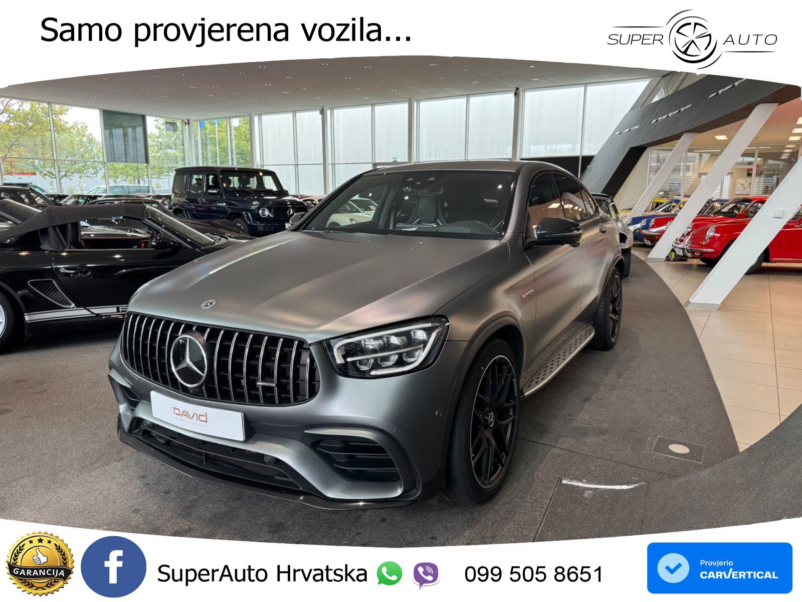 Mercedes GLC Coupe AMG 63 S V8 (510 KS) 4MATIC+ MCT LED+GR SJED+ACC