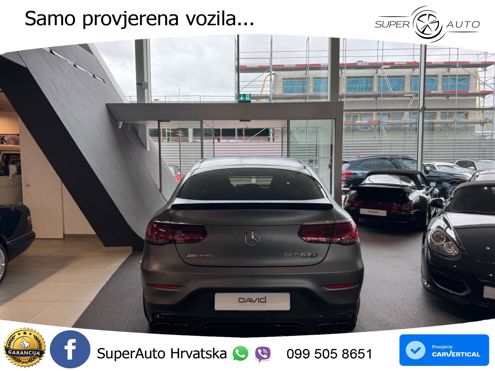 Mercedes GLC Coupe AMG 63 S V8 (510 KS) 4MATIC+ MCT LED+GR SJED+ACC