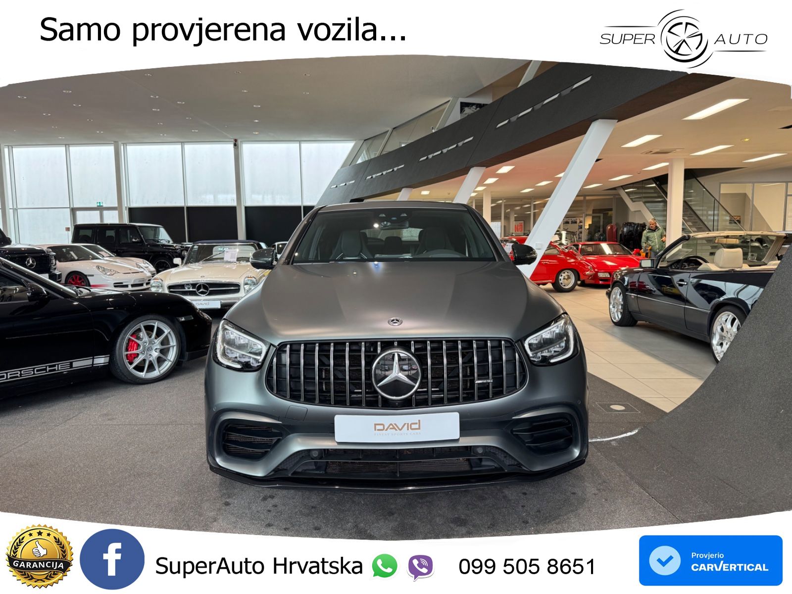 Mercedes GLC Coupe AMG 63 S V8 (510 KS) 4MATIC+ MCT LED+GR SJED+ACC