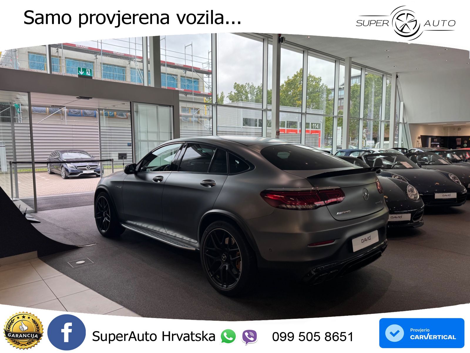 Mercedes GLC Coupe AMG 63 S V8 (510 KS) 4MATIC+ MCT LED+GR SJED+ACC