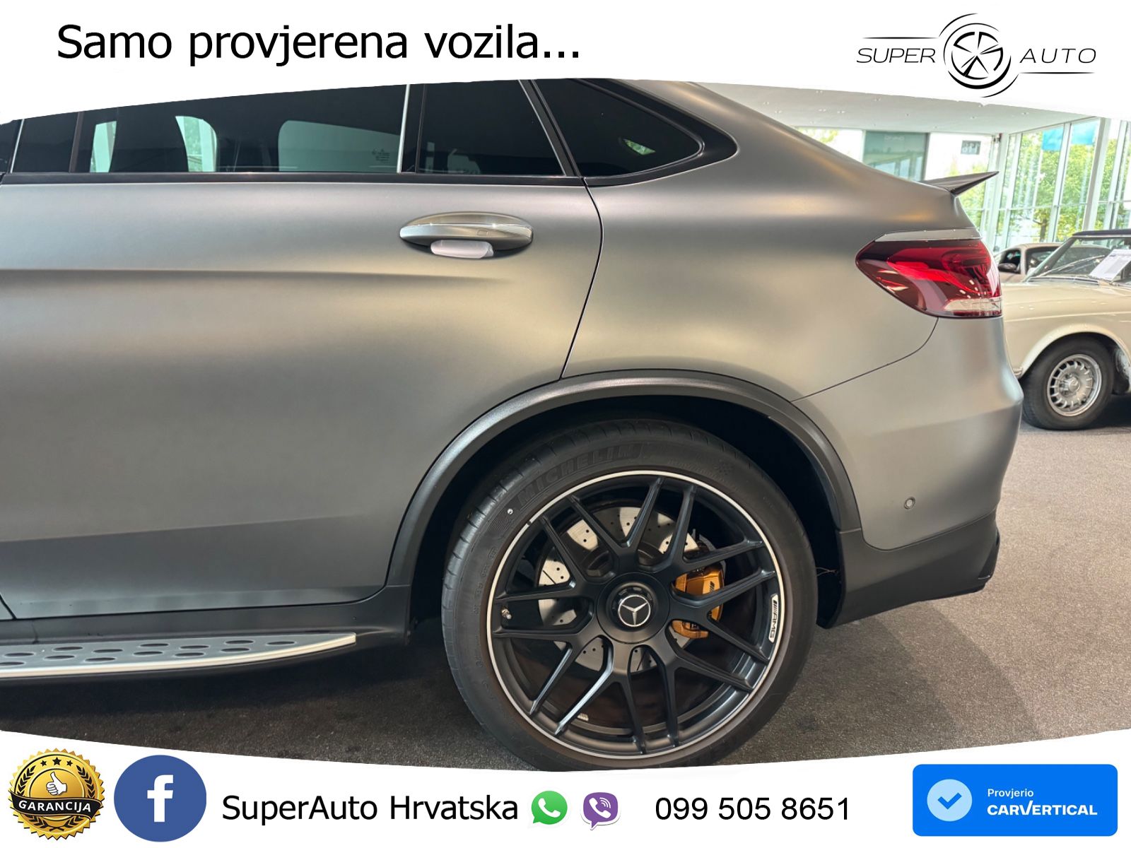 Mercedes GLC Coupe AMG 63 S V8 (510 KS) 4MATIC+ MCT LED+GR SJED+ACC