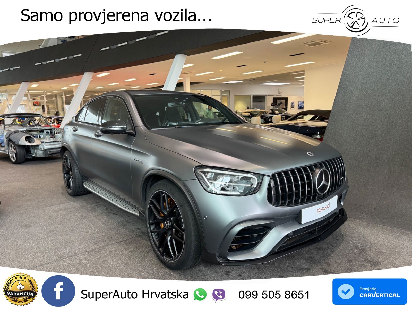 Mercedes GLC Coupe AMG 63 S V8 (510 KS) 4MATIC+ MCT LED+GR SJED+ACC