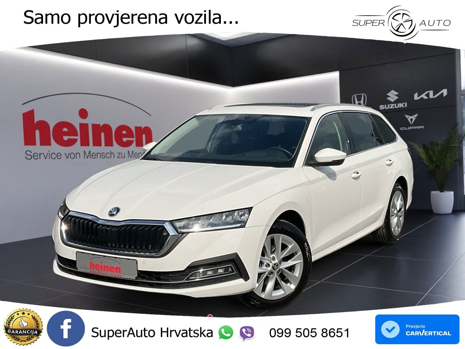Škoda Octavia Combi 2.0 TDI (150 KS) DSG LED+GR SJED+ACC