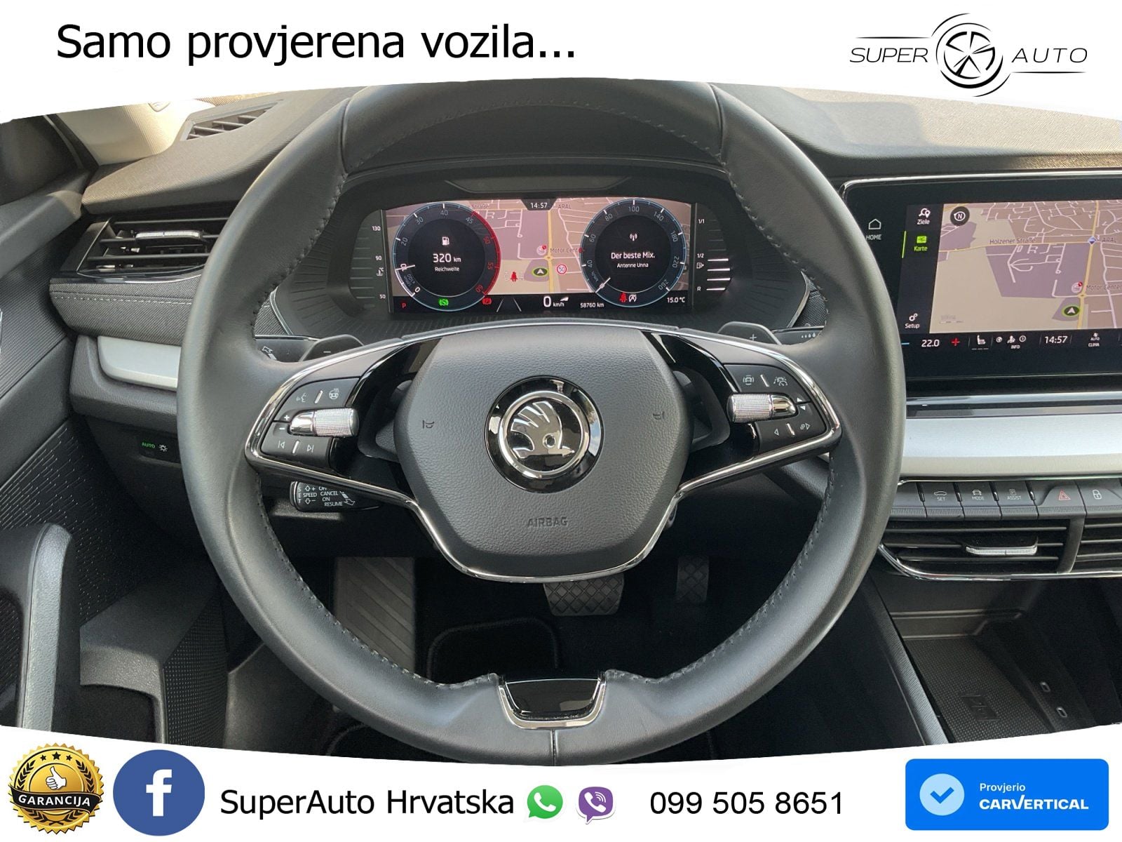 Škoda Octavia Combi 2.0 TDI (150 KS) DSG LED+GR SJED+ACC
