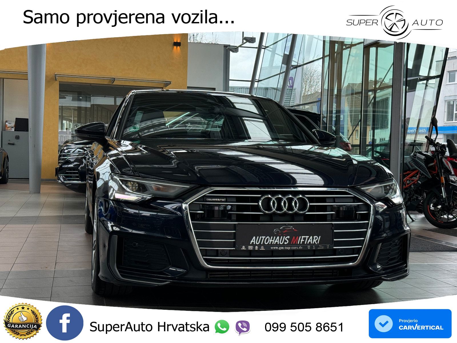 Audi A6 50 TDI V6 (286 KS) quattro tiptronic S line LED+GR SJED+ACC