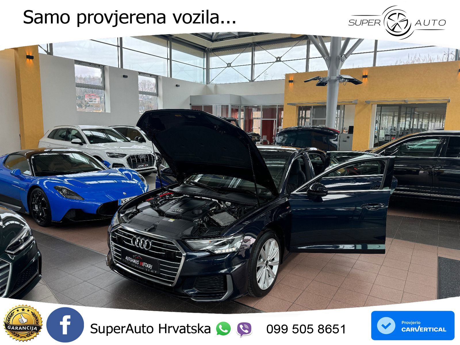 Audi A6 50 TDI V6 (286 KS) quattro tiptronic S line LED+GR SJED+ACC
