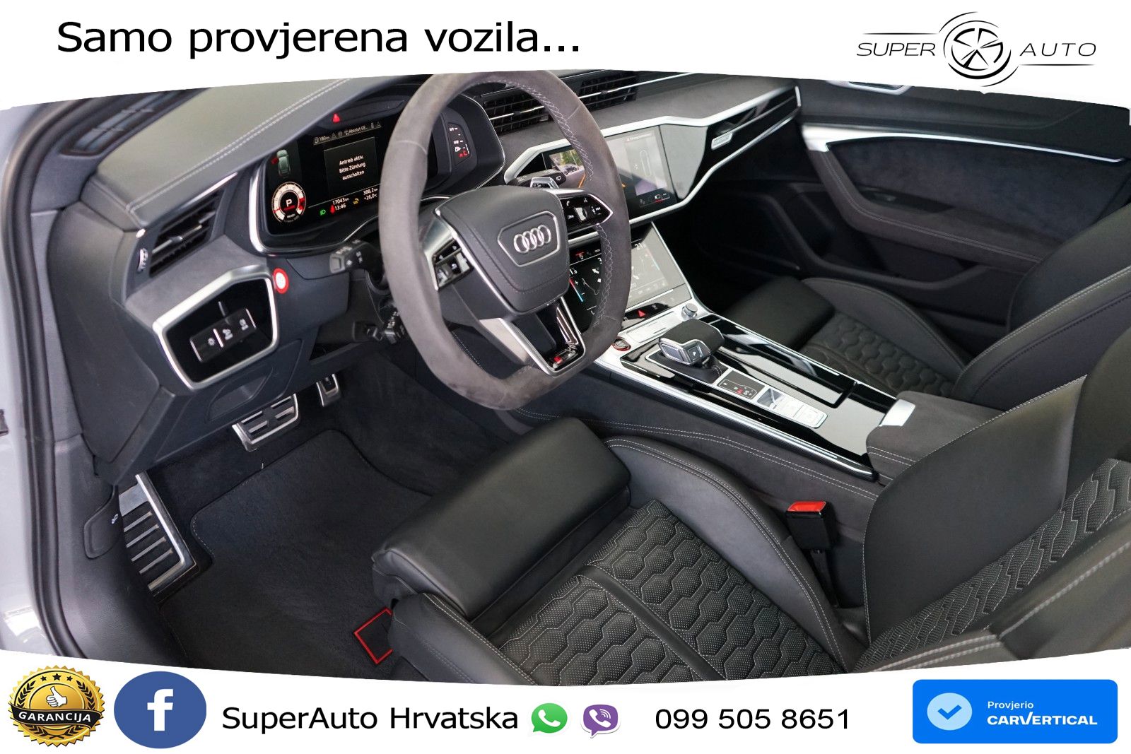 Audi RS6 Avant 4.0 TFSI V8 performance (630 KS)  quattro tiptronic Kuka LED+GR SJED+ACC