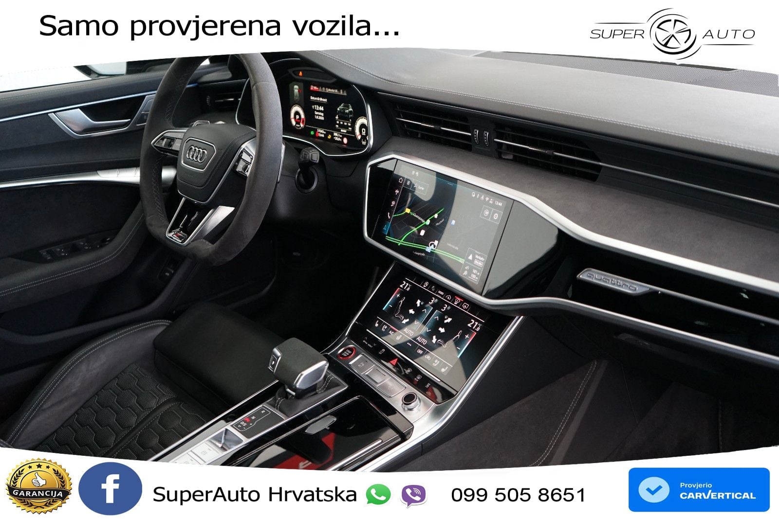 Audi RS6 Avant 4.0 TFSI V8 performance (630 KS)  quattro tiptronic Kuka LED+GR SJED+ACC