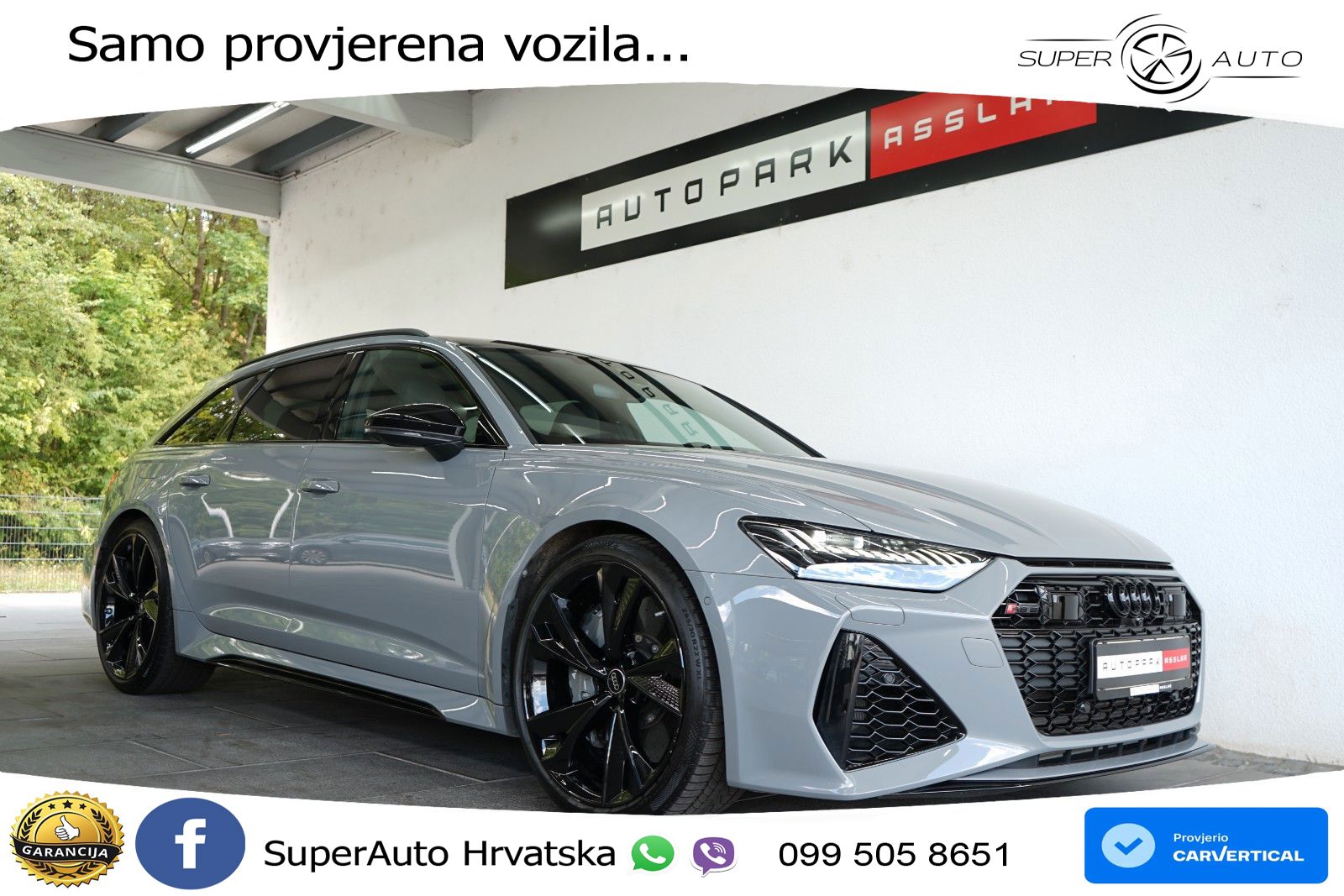 Audi RS6 Avant 4.0 TFSI V8 performance (630 KS)  quattro tiptronic Kuka LED+GR SJED+ACC