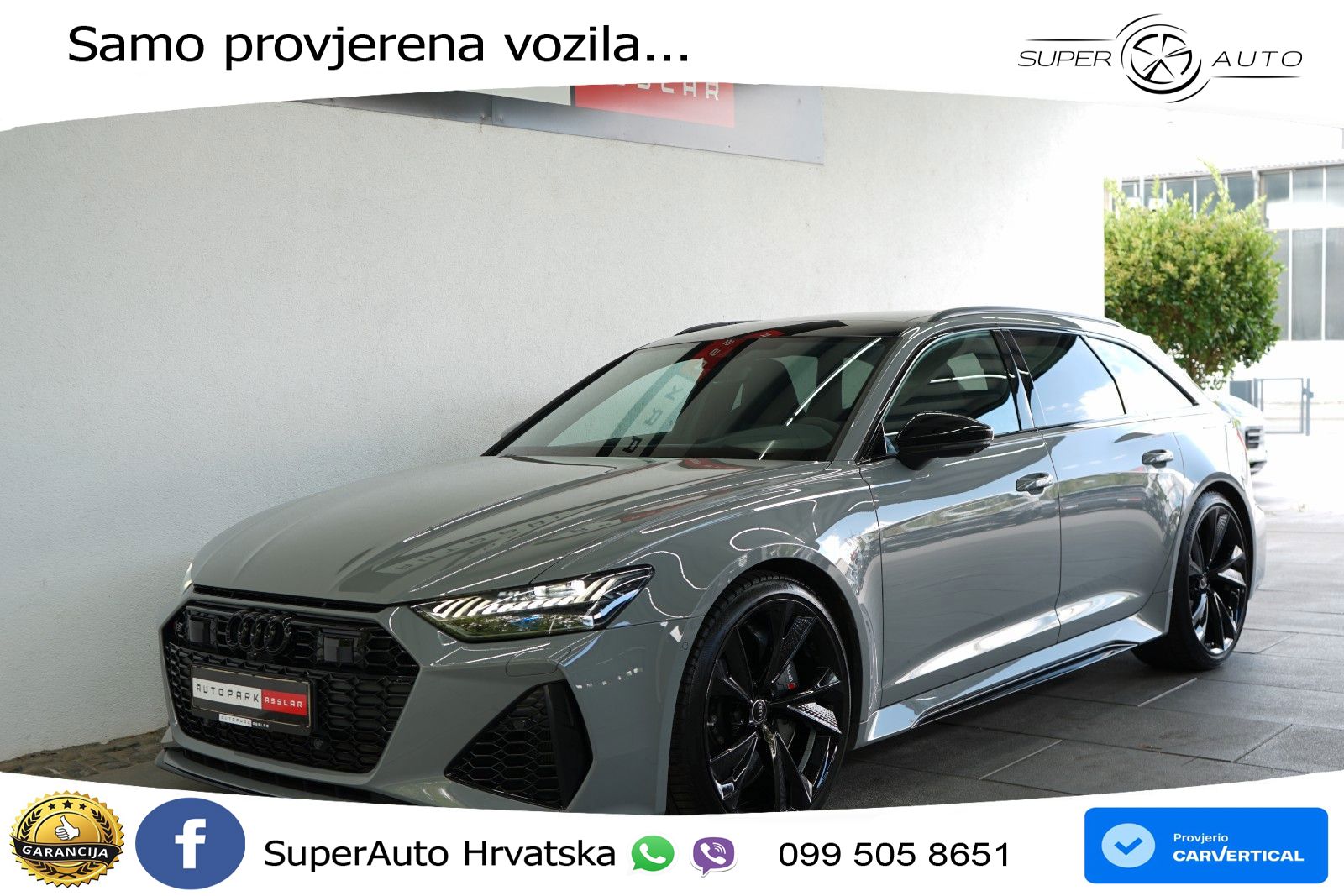 Audi RS6 Avant 4.0 TFSI V8 performance (630 KS)  quattro tiptronic Kuka LED+GR SJED+ACC