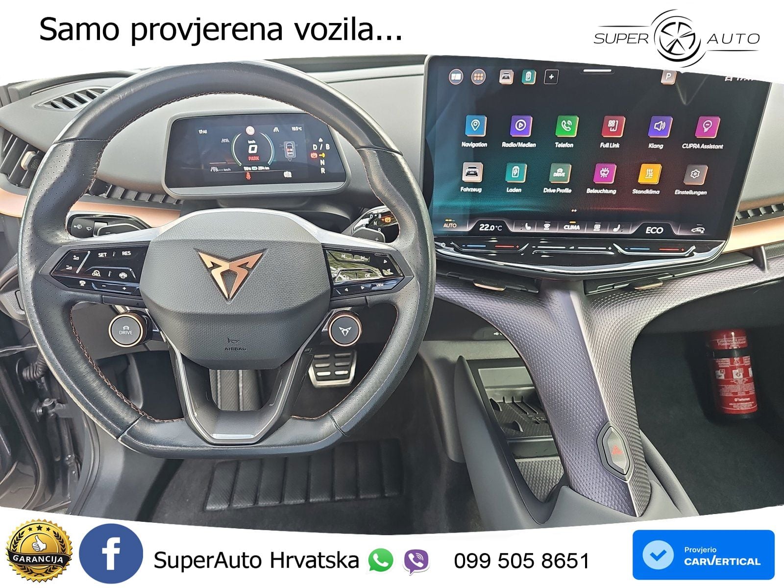 Cupra Tavascan 82 kWh (286 KS) LED+GR SJED+ACC