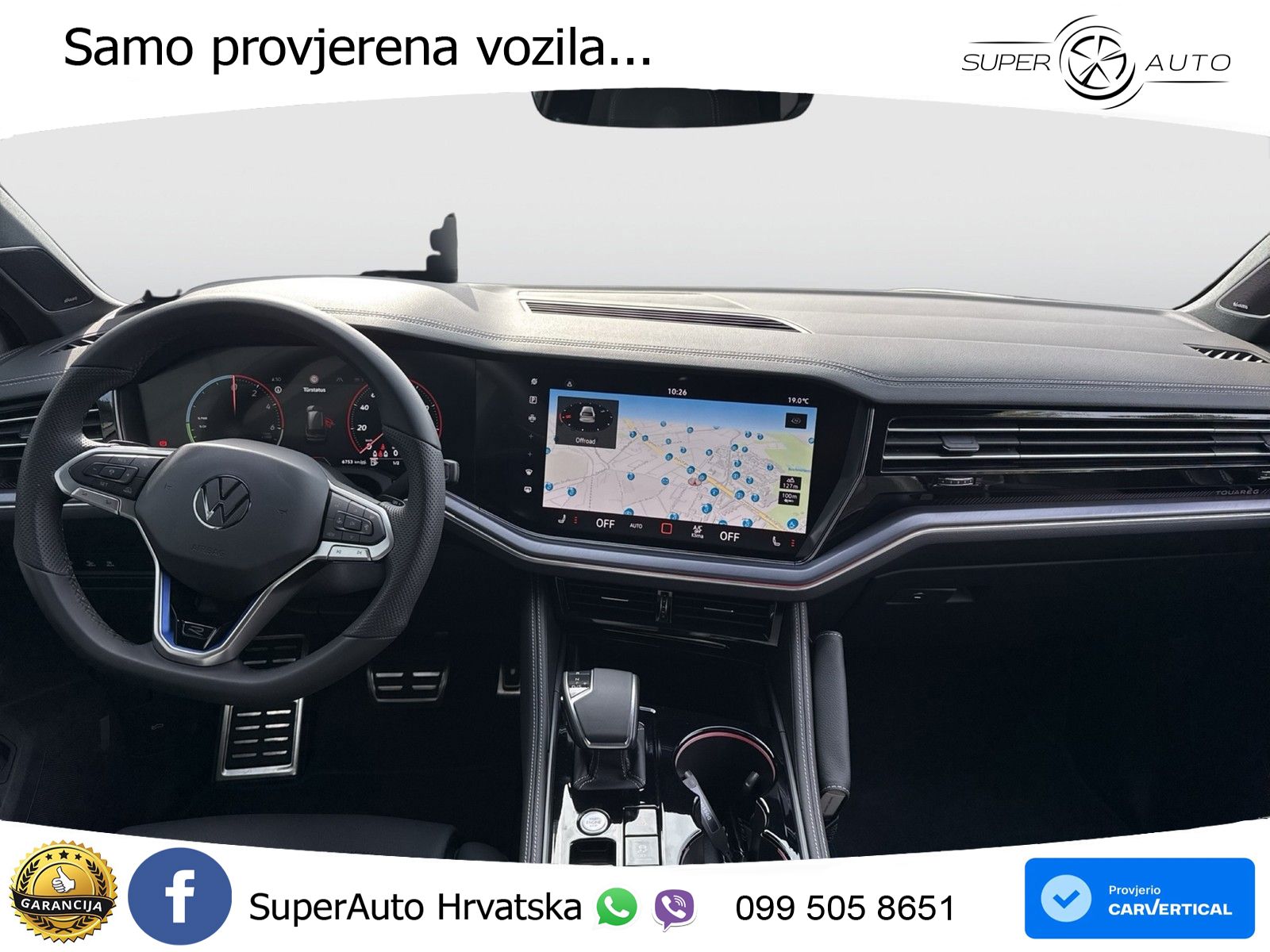 Volkswagen Touareg R 3.0 V6 TFSI (462 KS) 4MOTION Tiptronic ZRAČNI+ACC+GR SJED+KAM+PANO