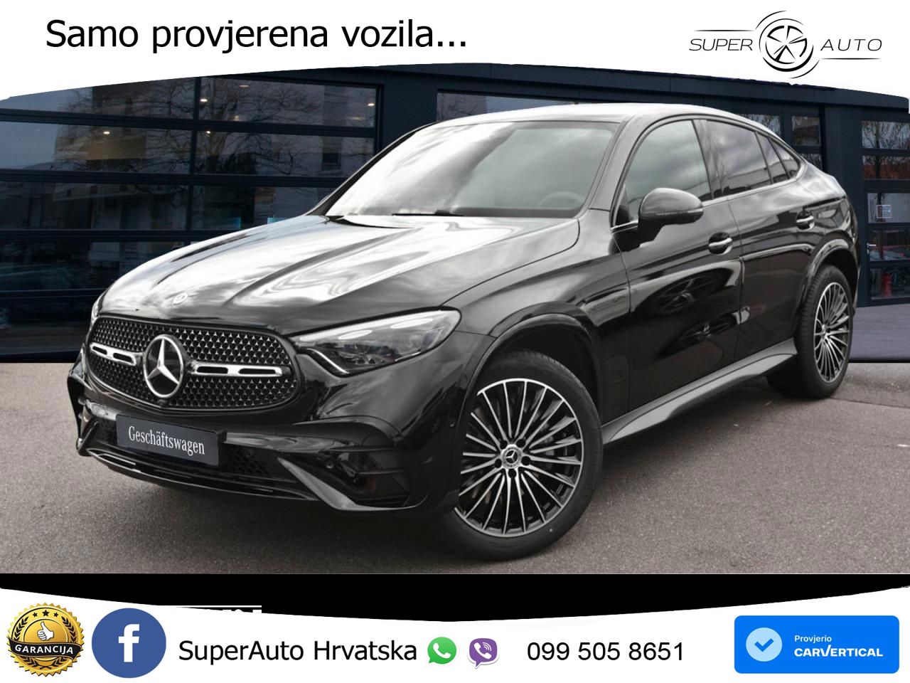 Mercedes GLC Coupe 200d (163 KS) 4MATIC 9G-TRONIC AMG LED+GR SJED+ACC