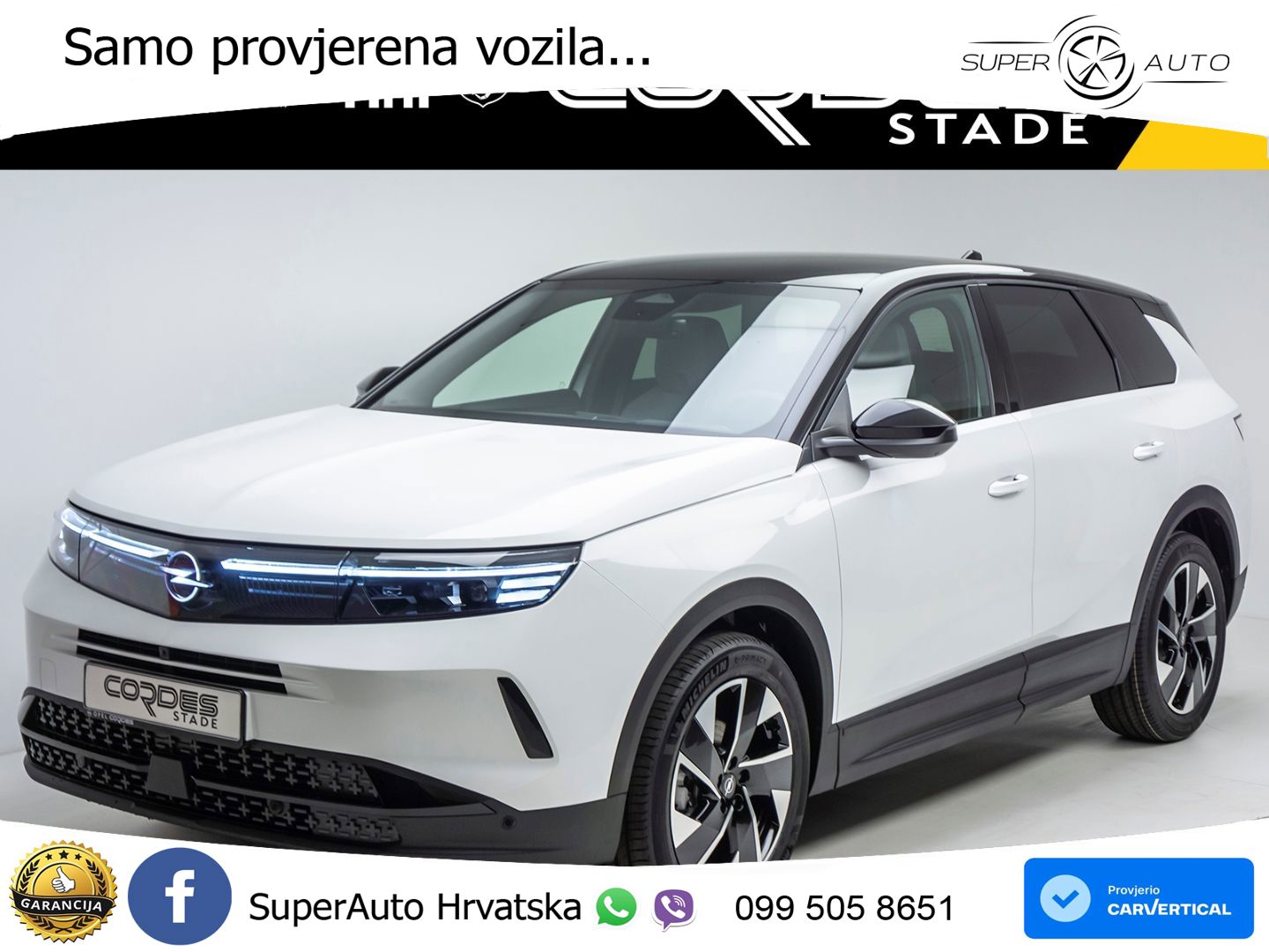 Opel Grandland 1.2 Turbo (145 KS) Hybrid eDCT Ultimate LED+GR SJED+ACC