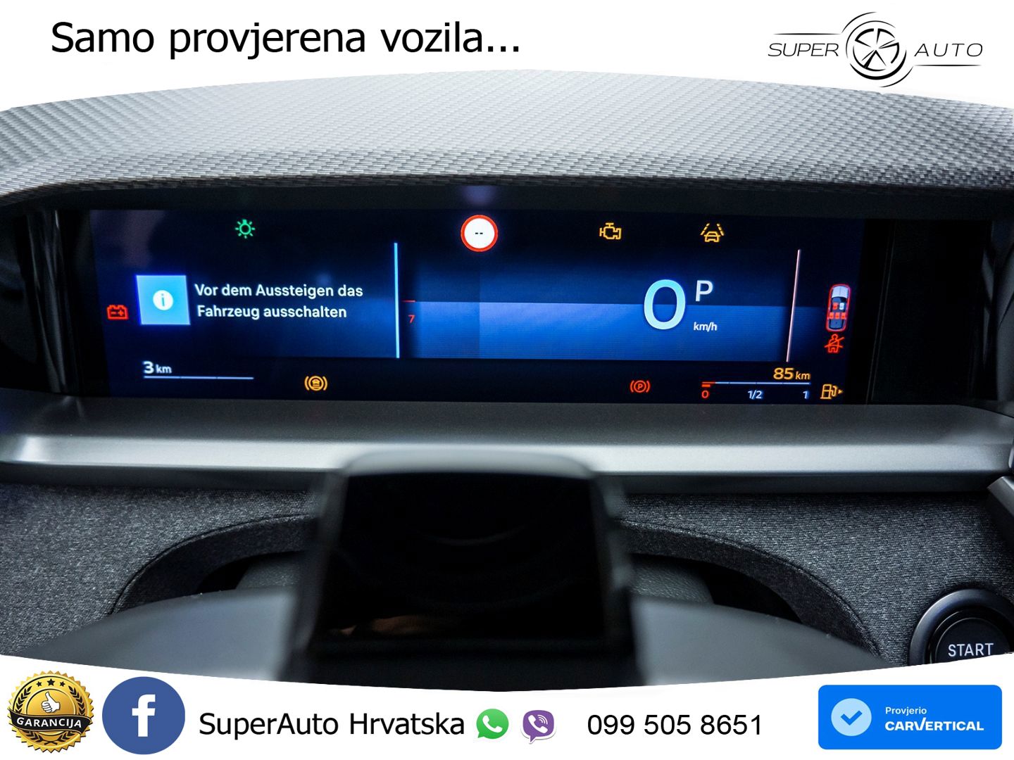 Opel Grandland 1.2 Turbo (145 KS) Hybrid eDCT Ultimate LED+GR SJED+ACC