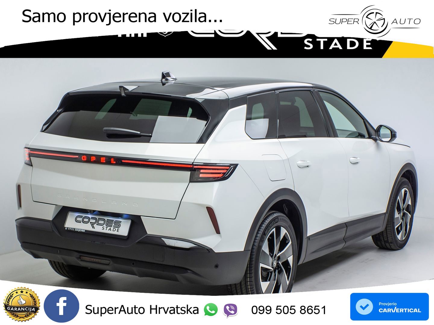 Opel Grandland 1.2 Turbo (145 KS) Hybrid eDCT Ultimate LED+GR SJED+ACC