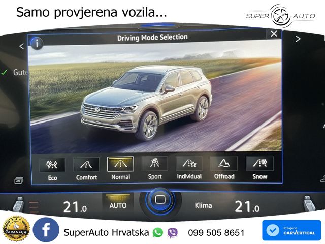Volkswagen Touareg 3.0 V6 TDI (231 KS) 4MOTION Tiptronic ZRAČNI+ACC+GR SJED+KAM+PANO
