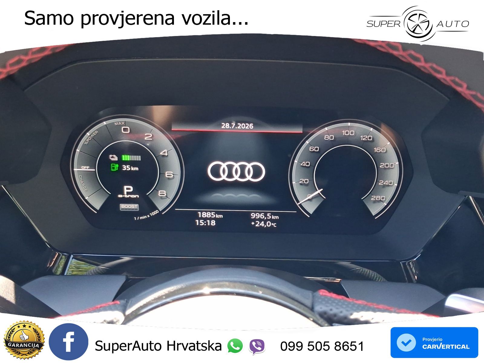 Audi A3 Sportback 40 TFSI e (204 KS) Plug-in Hybrid S tronic S line LED+GR SJED+ACC