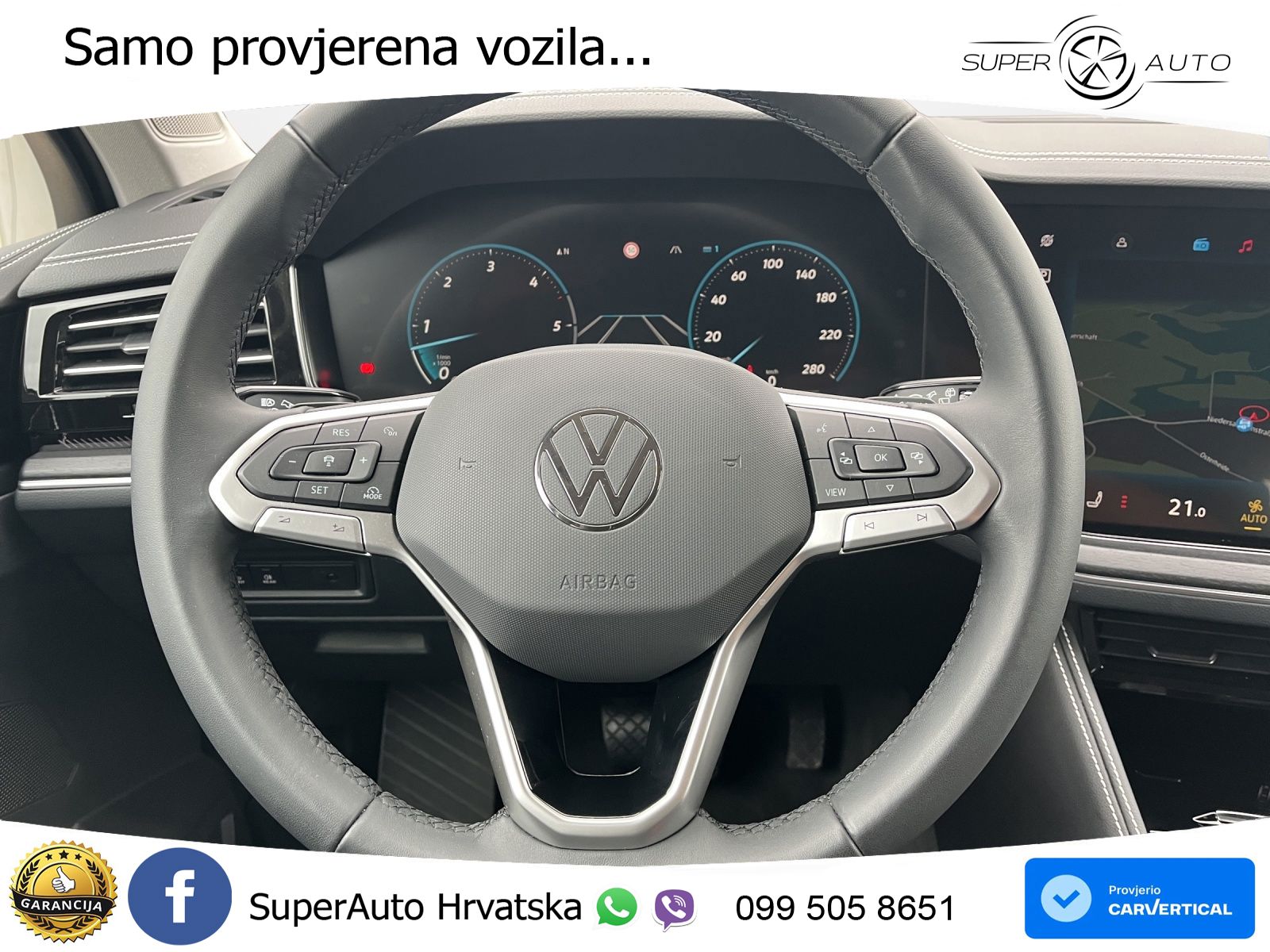 Volkswagen Touareg 3.0 V6 TDI (231 KS) 4MOTION Tiptronic ZRAČNI+ACC+GR SJED+KAM
